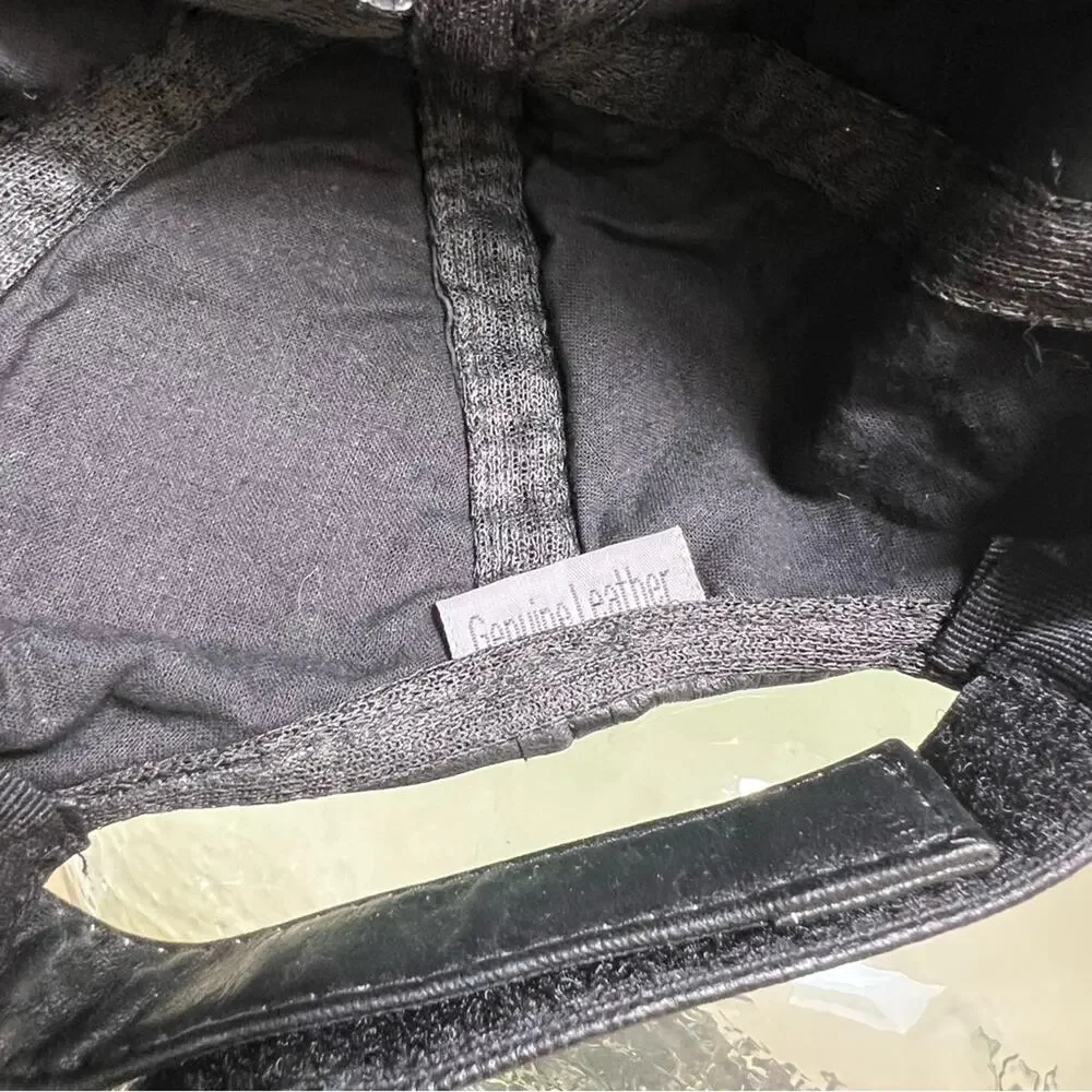 Leather Baseball Hat